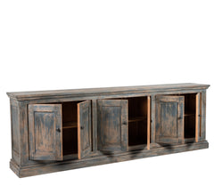 Mira 6-Door Sideboard - Antique Blue