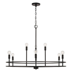 Fuller 9-Light Chandelier - Matte Black
