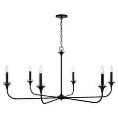 Portman 9-Light Chandelier - Matte Black