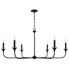 Presley 6-Light Chandelier - Matte Black