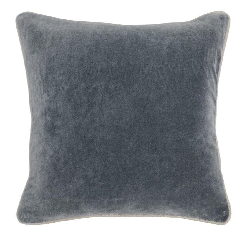 Velvet Stone Grey Pillow