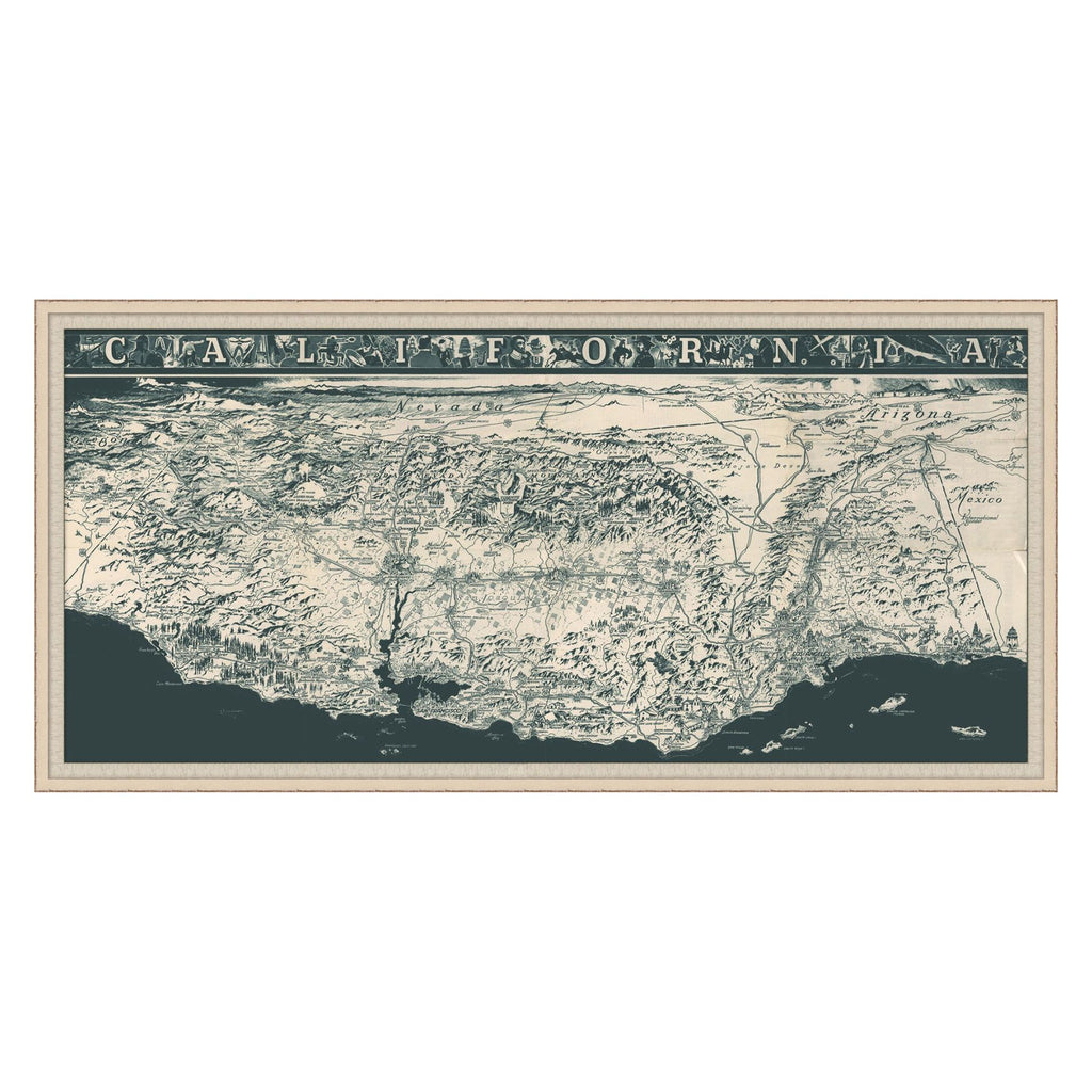Framed Art - View of California
