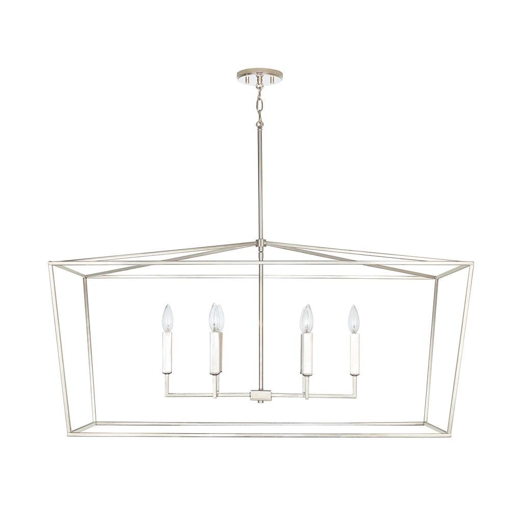 Thelma Island Chandelier - Polished Nickel