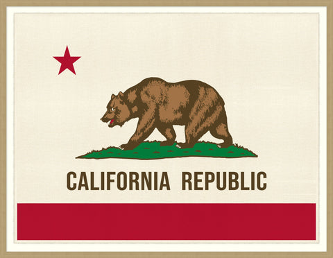Framed Art - California Flag