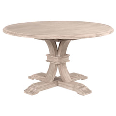 Devon 54" Round Extension Table - Grey