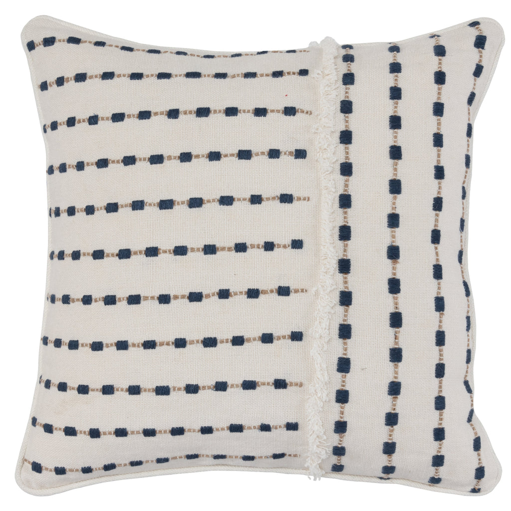 20x20 Katia Navy Pillow