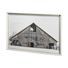 Framed Art - Winter Barn