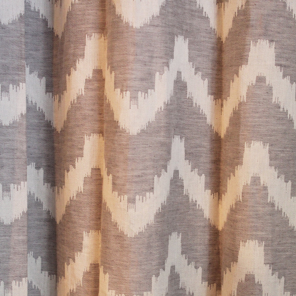 Chevron Grey Drapery Panel
