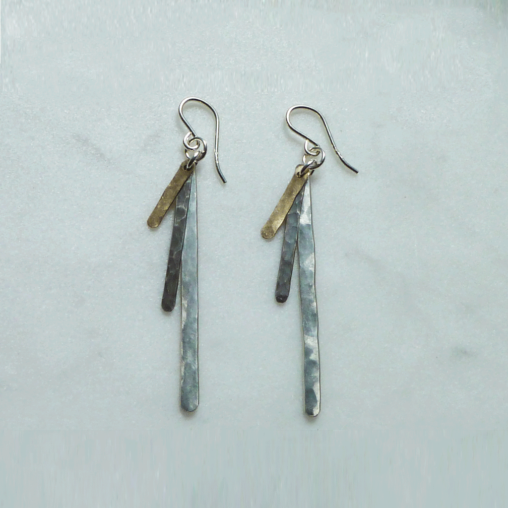 Bar Trio Earrings
