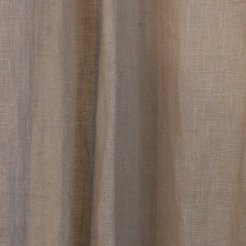Asphalt Grey Linen Drapery Panel