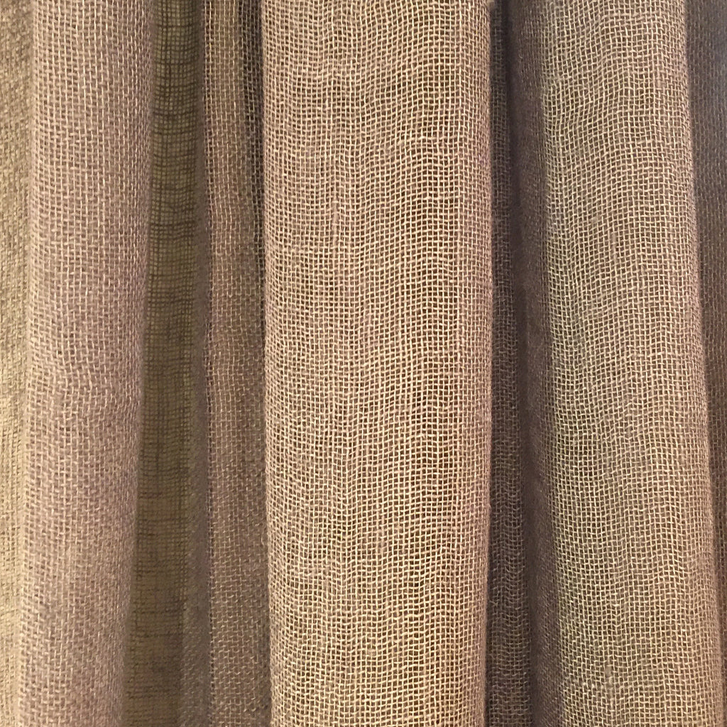 Striped Linen Sheer Drapery Panel