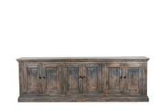 Mira 6-Door Sideboard - Antique Blue