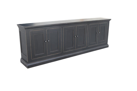 Mira 6-Door Sideboard - Vintage Black