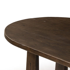 Aria 96" Dining Table - Aged Brown
