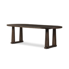 Aria 96" Dining Table - Aged Brown