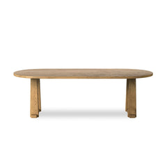 Aria 96" Dining Table - Warm Oak