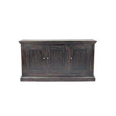Mira 3-Door Sideboard - Washed Black