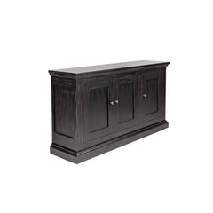 Mira 3-Door Sideboard - Washed Black