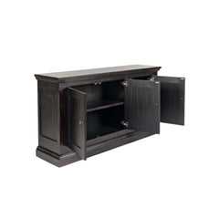Mira 3-Door Sideboard - Washed Black
