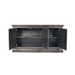 Mira 3-Door Sideboard - Washed Black
