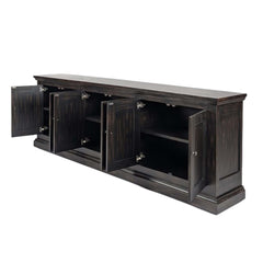 Mira 6-Door Sideboard - Washed Black