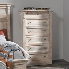 Adalind Tall Chest - White Wash