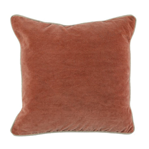 Velvet Terra Cotta Pillow