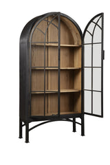 Vickie Arched Cabinet - Black