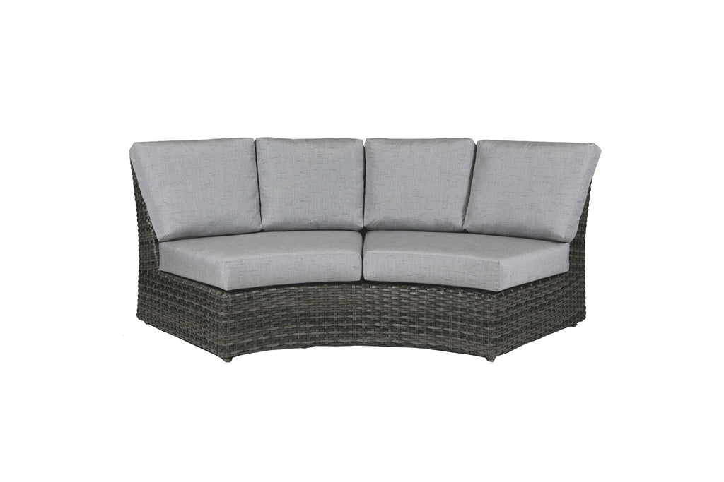 Portfino Armless Wedge Sofa - Grey