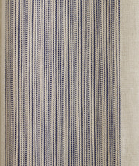Hampton Cotton Stripes Drapery Panel - Navy