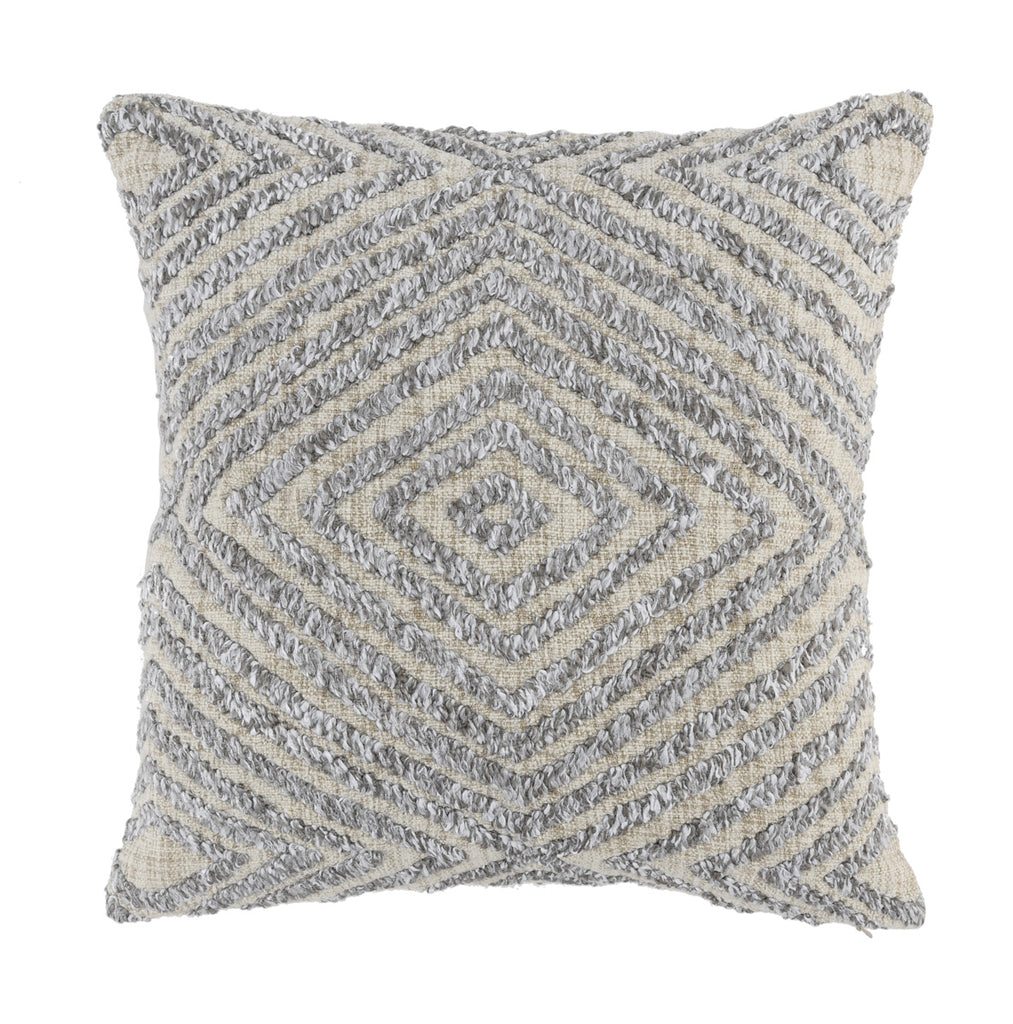 Omaira 18x18 Grey Pillow