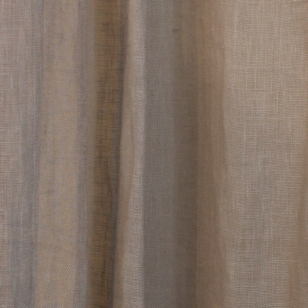 Asphalt Grey Linen Drapery Panel